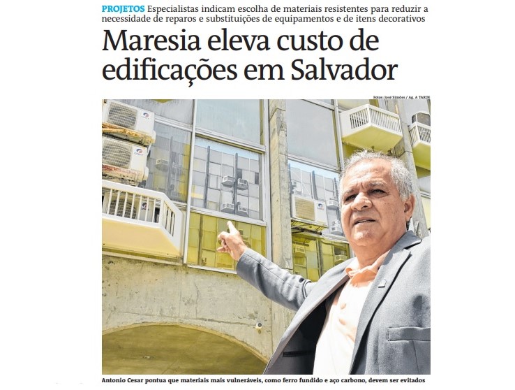 PRESIDENTE ORIENTA SOBRE MATERIAIS RESISTENTES À MARESIA 