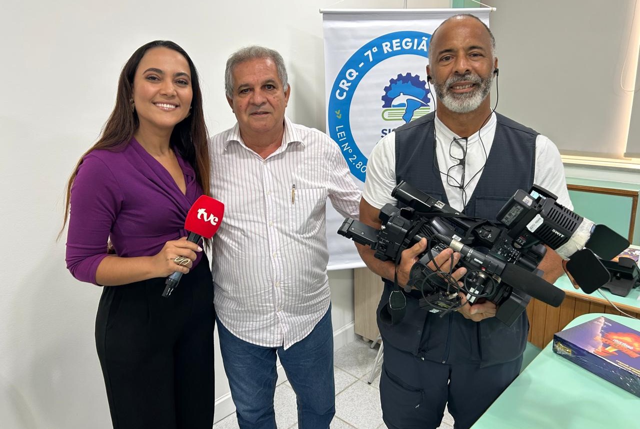 PRESIDENTE DO CRQ 7 GRAVA PARTICIPAÇÃO NO QUADRO “DICA DO PROFISSIONAL” DA TVE BAHIA
